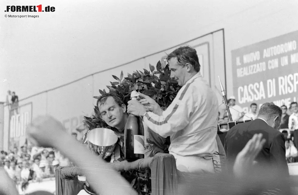 Foto zur News: Ludovico Scarfiotti (Italien): Von P2 kommend stürmt Ferrari-Fahrer Scarfiotti zum Heimsieg beim Italien-Grand-Prix in Monza 1966. Es bleibt sein einziger Formel-1-Erfolg.