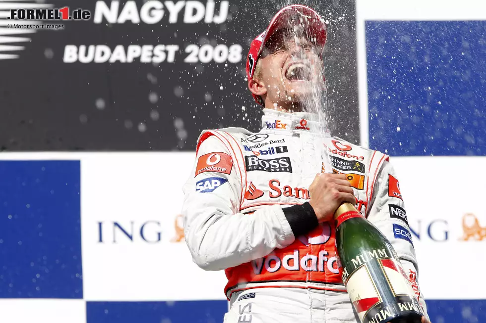 Foto zur News: Heikki Kovalainen (Finnland): 2008 in Ungarn erzielt er seinen einzigen Formel-1-Sieg. Aber: Im gleichen Jahr wird sein McLaren-Teamkollege Lewis Hamilton Weltmeister.