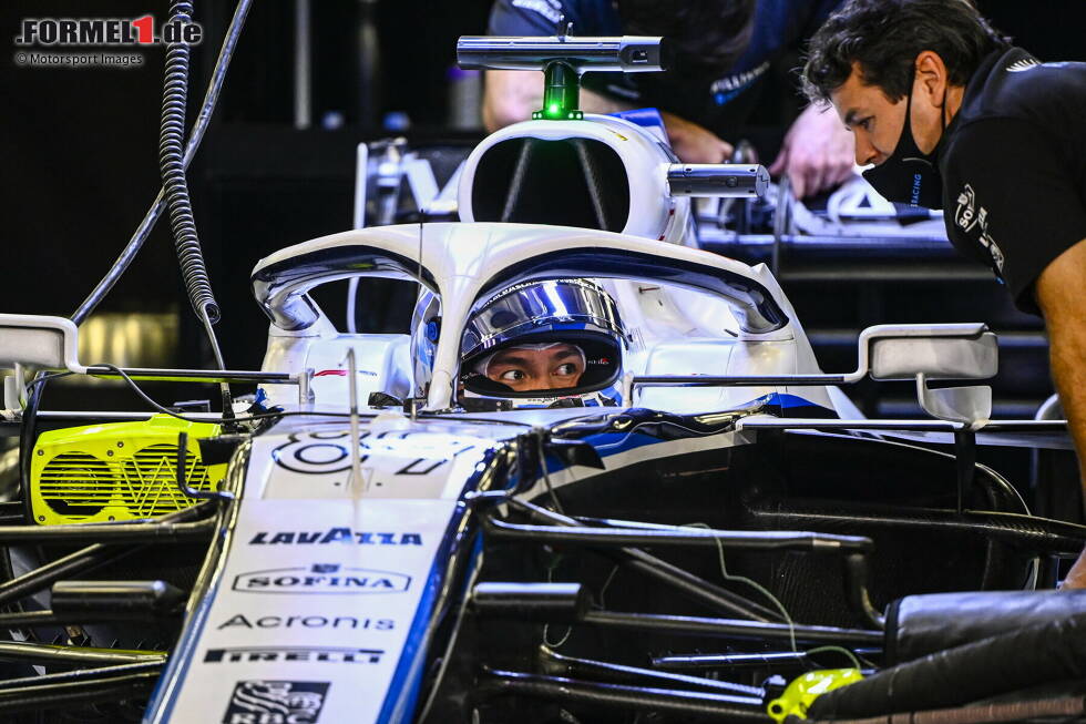 Foto zur News: Durch Russells Mercedes-Einsatz muss auch Williams einen Platz nachbesetzen, und deshalb kommt Ersatzfahrer Jack Aitken zum Zuge. Er fährt erstmals in der Formel 1 und wird 16.