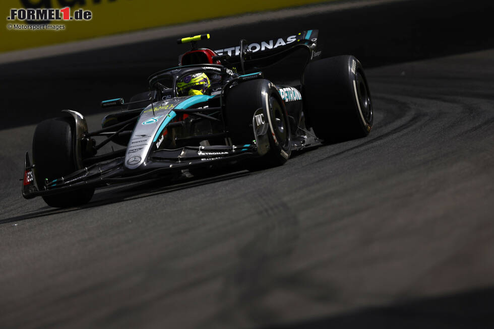 Foto zur News: Mercedes 2024: Lewis Hamilton / George Russell