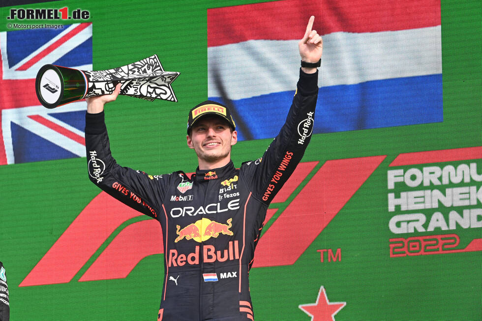 Foto zur News: #5: Max Verstappen (Niederlande) - 3 Heimsiege in Zandvoort. Seit dem Formel-1-Comeback der Rennstrecke in der Saison 2021 hat dort immer nur Verstappen gewonnen, und immer nur für Red Bull.