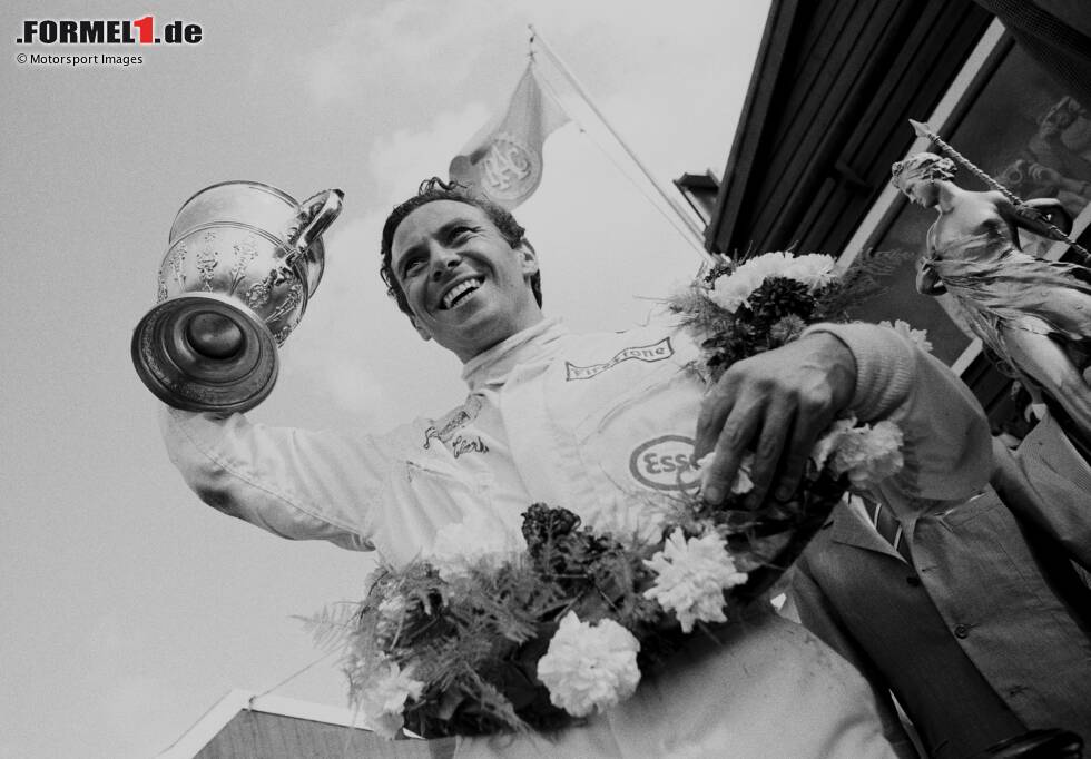 Foto zur News: #3: Jim Clark (Großbritannien) - 5 Heimsiege in Aintree (1), Brands Hatch (1) und Silverstone (3). Von 1962 bis 1965 holt Clark Heimsiege in Serie beim britischen Grand Prix, und nochmals 1967 - alle für Lotus.