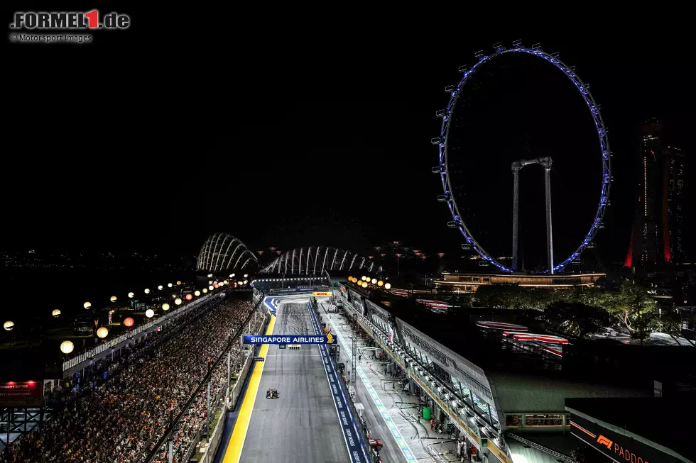 Foto zur News: 18. Singapur, Singapur (5. Oktober 2025) - Was 2008 einzigartig in der Formel 1 war, ist 2024 eigentlich schon nichts Besonderes mehr. Das Alleinstellungsmerkmal Nachtrennen hat Singapur schon lange nicht mehr, trotzdem bleibt der Stadtkurs immer das Original - und ist vor allem aufgrund der heißen und feuchten Bedingungen gefürchtet.