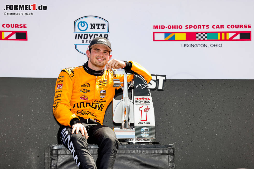 Foto zur News: In der IndyCar-Serie ist Pato O&#039;Ward längst ein Star. Der Mexikaner gewann mehrere Rennen und war 2024 um Millisekunden am Sieg beim Indy500 dran. In der Formel 1 hatte er auch bereits einige Testeinsätze für McLaren und durfte auch im Freien Training in Abu Dhabi ran.