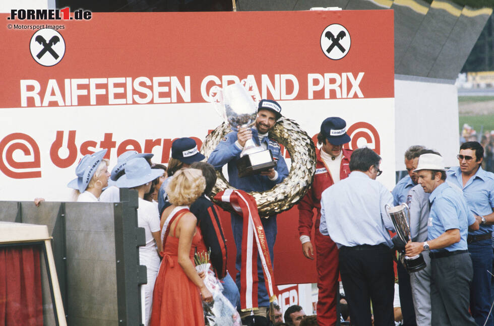 Foto zur News: #1: John Watson (Großbritannien) beschert &quot;Captain&quot; Roger Penske 1976 am Österreichring den einzigen Formel-1-Sieg und ist zugleich erstmals Grand-Prix-Gewinner. Auf Nummer zwei wartet er so lange wie niemand sonst in der Formel 1, nämlich ...