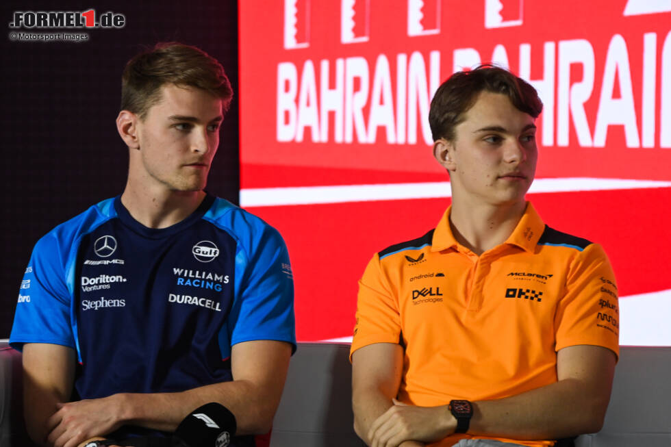 Foto zur News: 2023: 3 Rookies - 9. Oscar Piastri (McLaren/97), 20. Liam Lawson (AlphaTauri/2) und 21. Logan Sargeant (Williams/1)