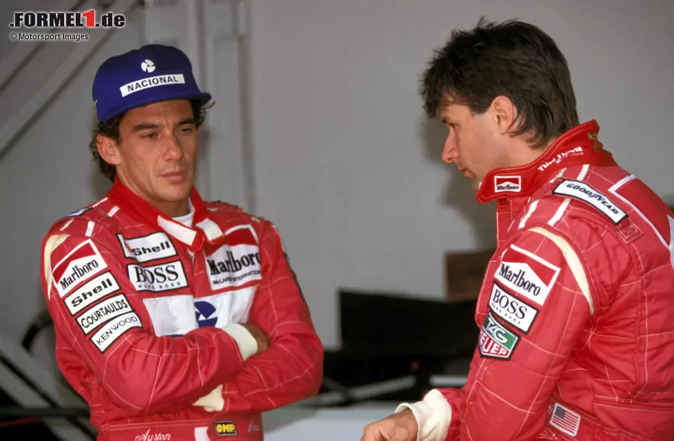 Foto zur News: Michael Andretti (Ex-Teamkollege): &quot;Er war vielleicht der beste Rennfahrer aller Zeiten. Ayrton Senna hatte keine Schwächen.&quot;