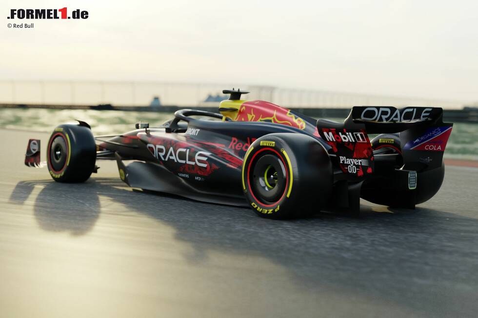 Foto zur News: Silverstone: Ebenfalls beim Heimrennen fährt Red Bull in einem Spezialdesign vor. Und ja, für das Team ist es wirklich ein Heimrennen, auch wenn es unter österreichischer Flagge fährt, denn ...