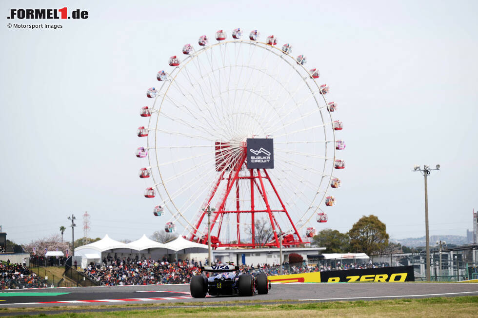 Foto zur News: Platz 4: Japan/Suzuka (128/23-21-21-21-19-15-8) - Im Qualifying eine der besten Rennstrecken überhaupt, deshalb auch das hohe Voting bei vielen Redakteuren. Im Rennen kann Japan aber nicht ganz mit den besten Strecken mithalten, und der Kollege, dem Spa zum Hals raushängt, dem geht es mit Suzuka fast ähnlich.