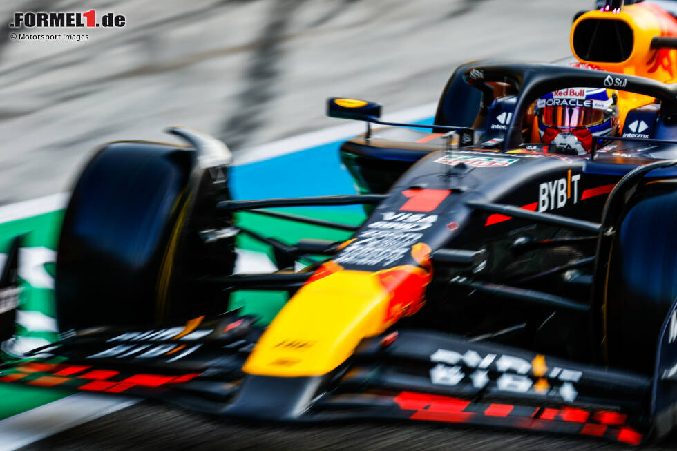 Foto zur News: ... Max Verstappen belegt im Red Bull RB20 zum Abschluss den vierten Platz unter 19 Teilnehmern. Ihm fehlen am Ende 0,433 Sekunden. Nicht in den Top 10 landet ...