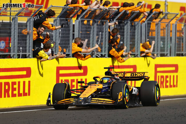 Foto zur News: 2024: McLaren-Fahrer Oscar Piastri fährt seine zweite Saison in der Formel 1, als er beim Ungarn-Grand-Prix gewinnt. Doch Piastri war schon davor ein Formel-1-Sieger, denn ...