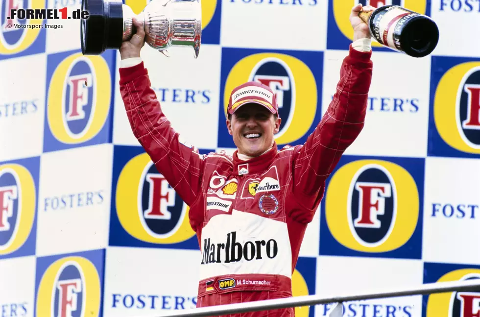 Foto zur News: Michael Schumacher - Weltmeister 2000, 2001, 2002, 2003 und 2004 (und zusätzlich 1994 und 1995)