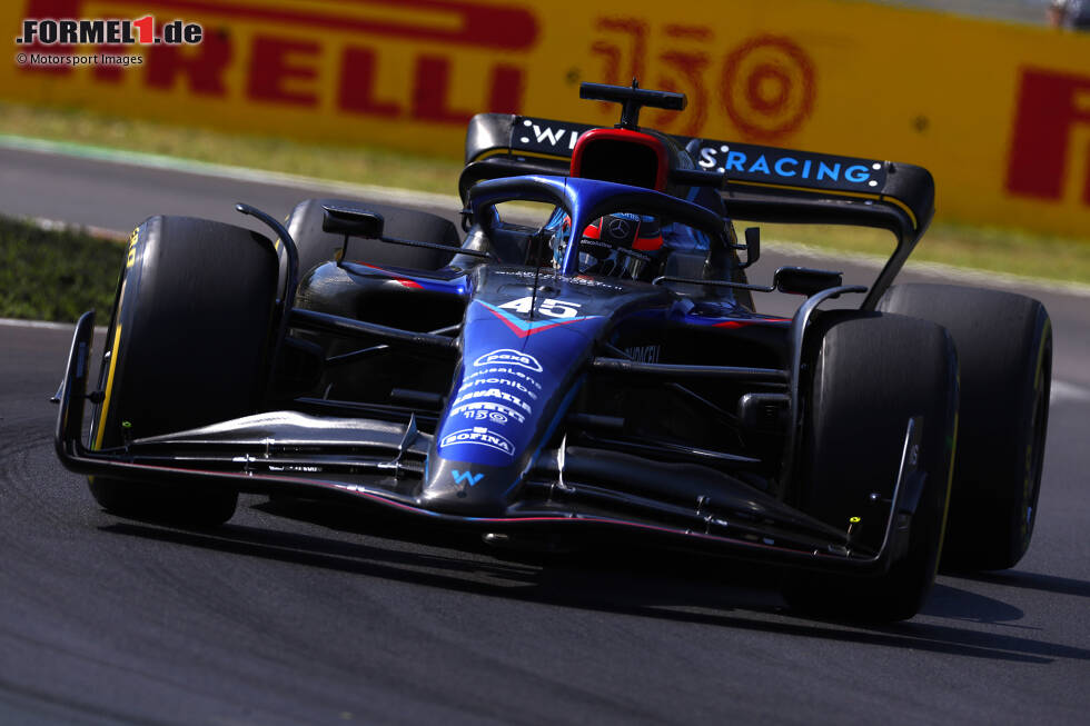 Foto zur News: Nyck de Vries vertritt 2022 beim Italien-Grand-Prix in Monza Williams-Stammfahrer Alexander Albon, der sich einer Blinddarm-Operation unterziehen muss. Es ist sein Formel-1-Debüt, und er fährt auf Anhieb in die Punkte. Das bringt ihm ...