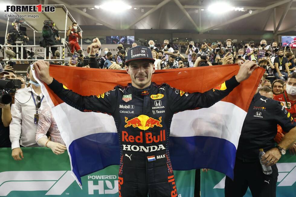 Foto zur News: #4: Max Verstappen (24 Jahre, 2 Monate, 12 Tage) - Weltmeister 2021