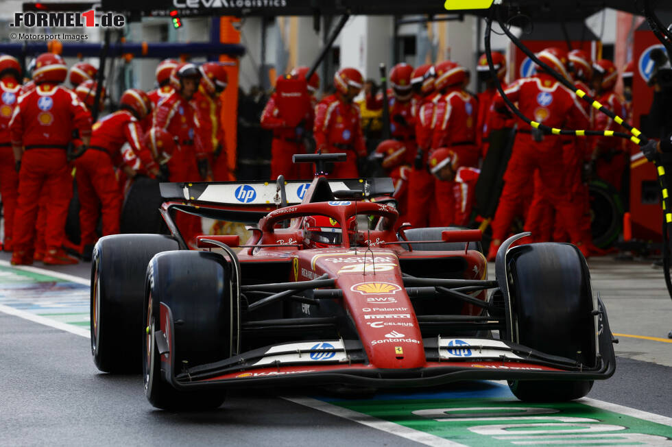 Foto zur News: Charles Leclerc (Marc Surer: 3) - &quot;Der Ferrari hatte keinen Grip und dann keine Power. Der Versuch mit Slicks war sehr optimistisch.&quot;