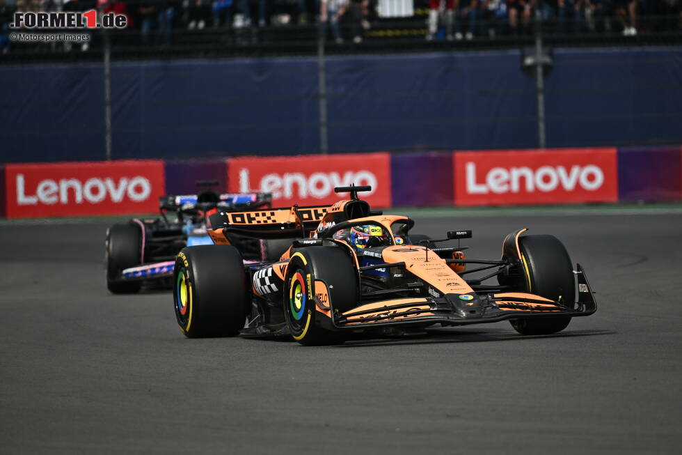 Foto zur News: Oscar Piastri (Marc Surer: 3) - &quot;Auch wenn er nach verhaltenem Start ein gutes Rennen fuhr: Von einem McLaren erwartet man mehr. Der Fehler im Quali unnötig.&quot;