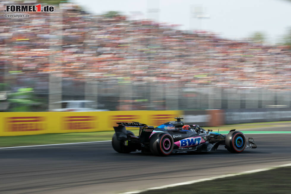 Foto zur News: Esteban Ocon (Marc Surer: 3) - &quot;Fehlt Motorleistung? Der Start auf harten Reifen hat ein bisschen geholfen.&quot;