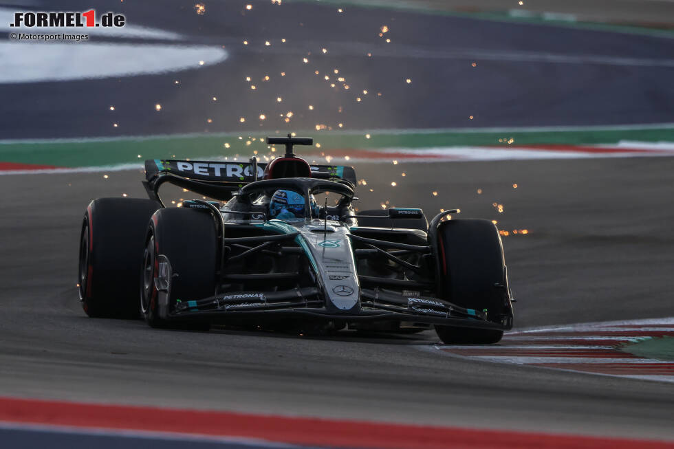 Foto zur News: George Russell (Marc Surer: 2) - &quot;Die Abflüge bestätigen, der Mercedes ist schwer zu fahren. Umso stärker das Rennen von George.&quot;