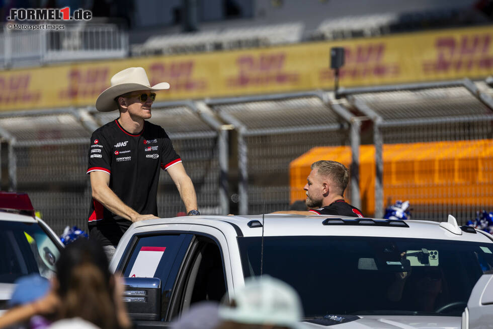 Foto zur News: Nico Hülkenberg (Redaktion: 2) - Ganz so stark haben wir ihn nicht gesehen, die 2 gibt es von uns aber trotzdem auch. Ein gutes Wochenende mit Punkten in Sprint und Rennen. Viel mehr kann man im Haas nicht erwarten.