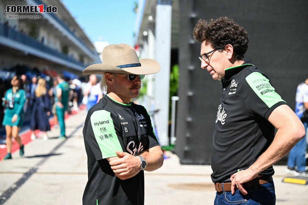 Foto zur News: Valtteri Bottas (Redaktion: 5) - Auch bei uns kommt der Finne nicht besser weg. Sagt selbst, dass er es verdient hat, sein Cockpit 2025 zu behalten. Das hat er an diesem Wochenende nicht unbedingt gezeigt.