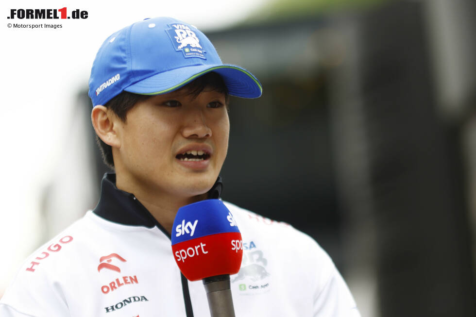 Foto zur News: Yuki Tsunoda (Redaktion: 2) - Staubte mit P10 im Rennen den einzigen WM-Punkt ab, der nicht an eines der fünf Topteams ging. Viel mehr ist für die Racing Bulls aktuell nicht drin. Dazu hat er seinen wichtigsten Gegner, den Teamkollegen, weiterhin recht gut im Griff.