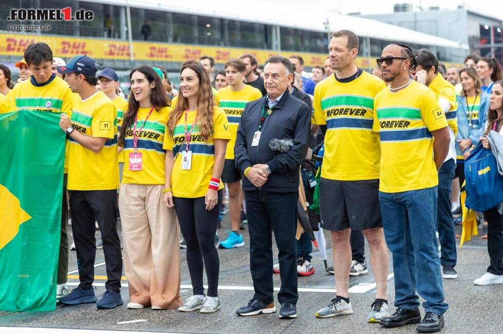 Foto zur News: ... auch Vertreter der Senna-Familie.