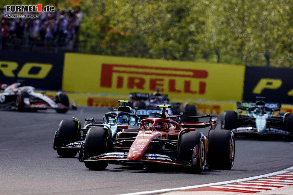 Foto zur News: Carlos Sainz (Marc Surer: 2) - &quot;Noch immer der sichere Wert bei Ferrari, auch wenn der Start nicht wie gewünscht lief.&quot;