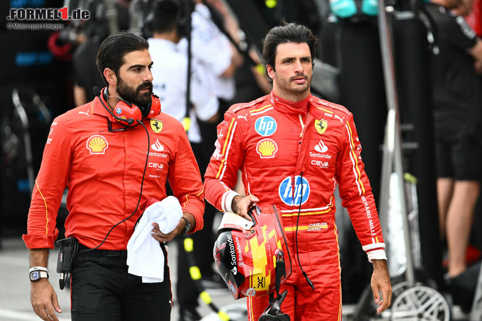 Foto zur News: Carlos Sainz (Redaktion: 2) - Das sehen wir ganz ähnlich. Im Qualifying noch mit Problemen, im Rennen meldete er sich stark zurück und zeigte unter anderem ein tolles Manöver gegen Perez. Im Ziel dann nur knapp sieben Sekunden hinter dem Teamkollegen und damit dem Podium.