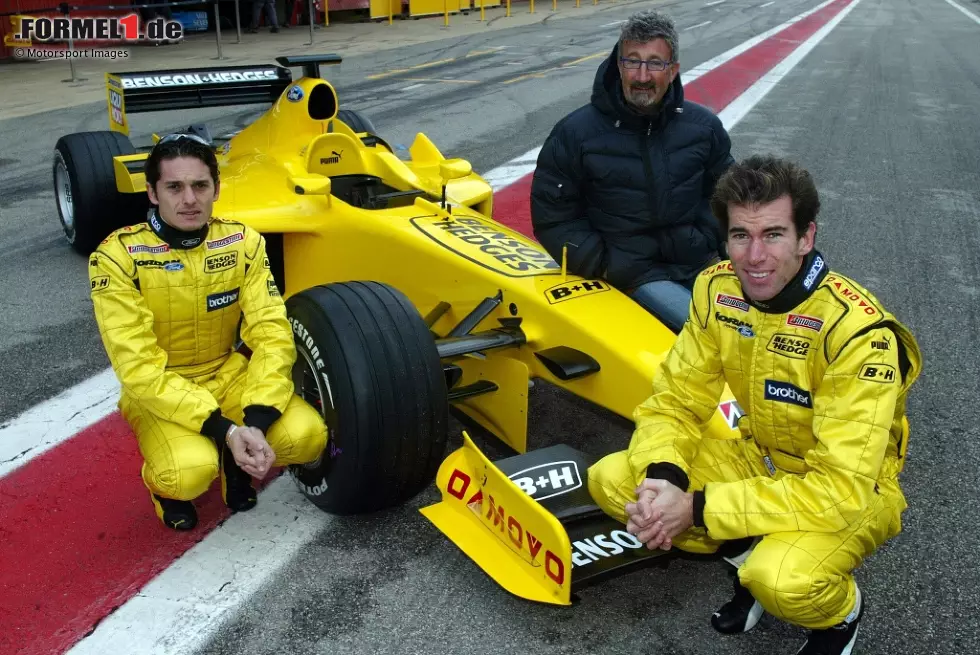 Foto zur News: Ralph Firman (2003): Als amtierender Formel-Nippon-Meister bekommt der Ire von Eddie Jordan eine Chance. Während Teamkollege Giancarlo Fisichella in Brasilien überraschend gewinnt, holt Firman nur in Spanien einen Punkt und zollt dem sportlichen Absturz des Teams Tribut. Zwei Rennen muss er verletzt auslassen, nach der Saison ist Schluss.