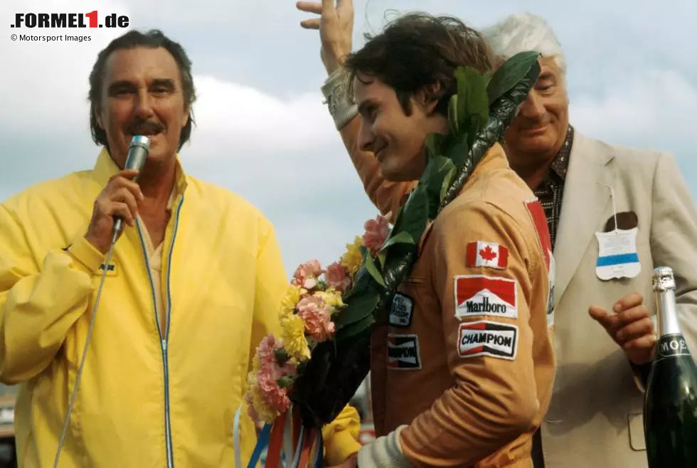 Foto zur News: Gilles Villeneuve (1977): Die Ferrari-Legende hat alle seiner 67 Start für die Scuderia absolviert - bis auf den ersten. In einem dritten McLaren überzeugt er in Silverstone, das Team will für 1978 aber auf Patrick Tambay setzen. So greift Ferrari beim kanadischen Talent zu, als Niki Lauda das Team noch vor Saisonende verlässt.