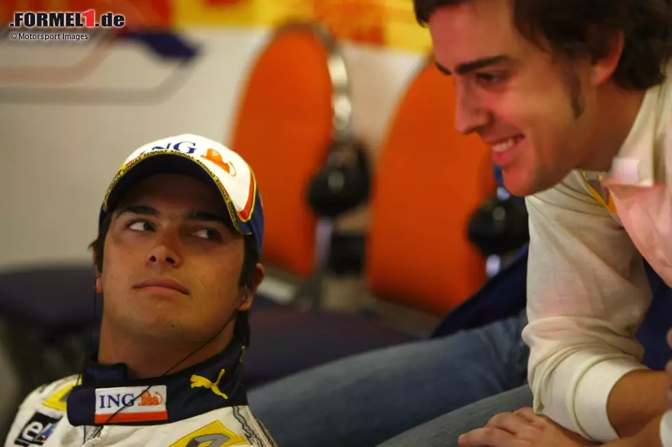 Foto zur News: Nelson Piquet jun. (2008): Der Brasilianer hat an der Seite von Fernando Alonso einen schweren Stand und muss ihm in Singapur mit einem absichtlichen Unfall helfen. Dadurch sichert er sich sein Cockpit für 2009, doch als er das während der Saison verliert, packt er aus und löst einen der größten Skandale der Formel-1-Geschichte aus.