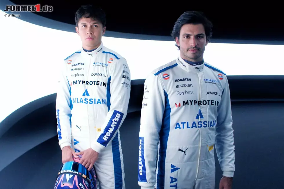 Foto zur News: Williams: Alexander Albon (Thailand) und Carlos Sainz (Spanien)