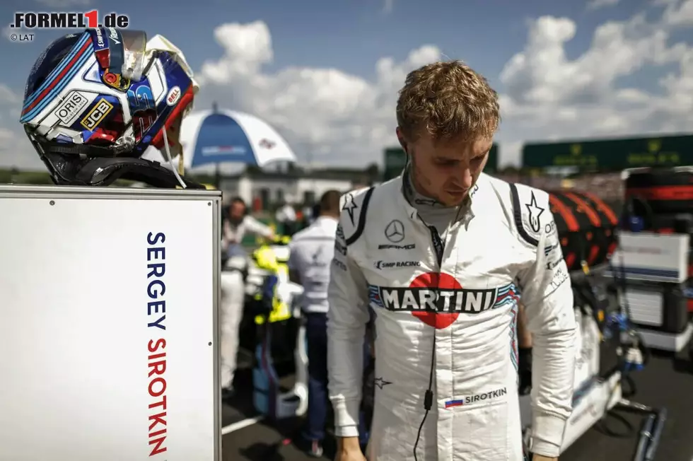 Foto zur News: Sergei Sirotkin (2018): Der Russe kommt zu einer ungünstigen Zeit, denn nach einigen guten Jahren fällt Williams 2018 wieder nach ganz hinten. Weder er noch Teamkollege Lance Stroll können mit dem FW41 viel ausrichten, und nach nur einer Saison mit einem Punkt in Monza ist Sirotkins F1-Zeit schon wieder vorbei.