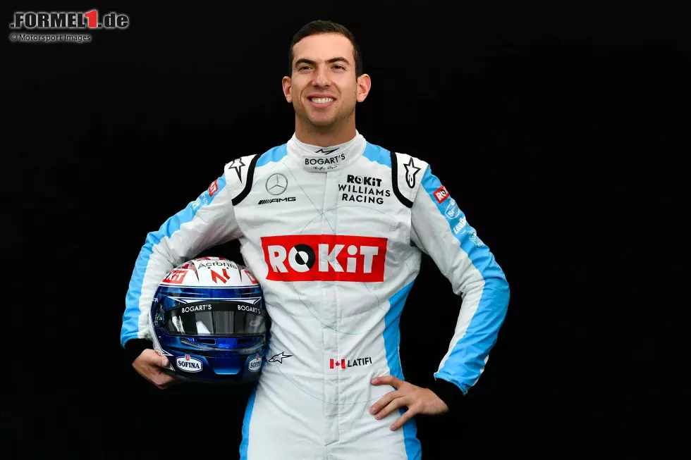 Foto zur News: Nicholas Latifi (2020): Der Kanadier muss ein halbes Jahr auf seinen ersten Start warten - Corona sei Dank. Mit dem nicht konkurrenzfähigen FW43 ist nicht viel drin, doch gegen George Russell und Alexander Albon fällt Latifi stark ab. Sein größter Einfluss in drei Jahren Formel 1 bleibt der Unfall in Abu Dhabi 2021 kurz vor Schluss.