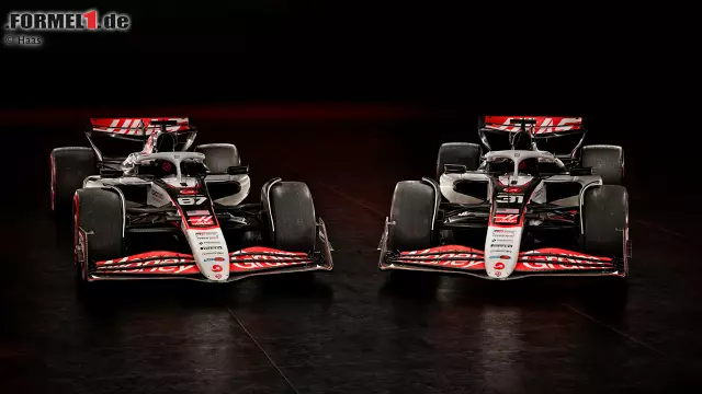 Foto zur News: Alles neu bei Haas in der Saison 2025: Das Team bringt den Haas-Ferrari VF-25 an den Start, der von Formel-1-Neuling Oliver Bearman und dem bisherigen Alpine-Fahrer Esteban Ocon gefahren wird.