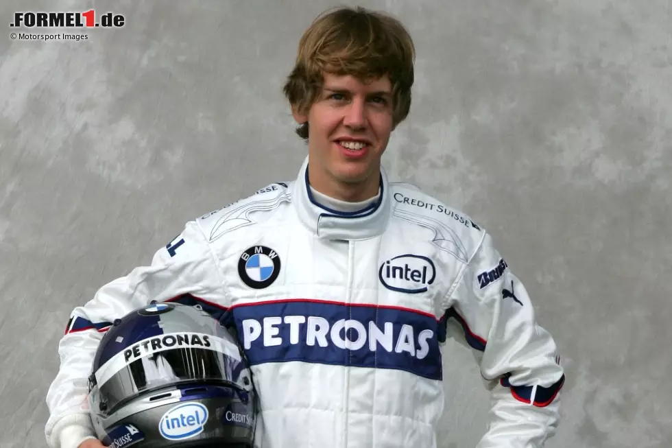 Foto zur News: Sebastian Vettel (2007): Gerade einmal einen GP bestreitet der Deutsche als Ersatz des verletzten Robert Kubica und wird in Indianapolis Achter. Kurz darauf steigt Vettel bei Toro Rosso ein und wird später mit Red Bull vier Mal Weltmeister, bevor er zu Ferrari geht, wo sich der Traum von einem weiteren Titel nicht erfüllt.