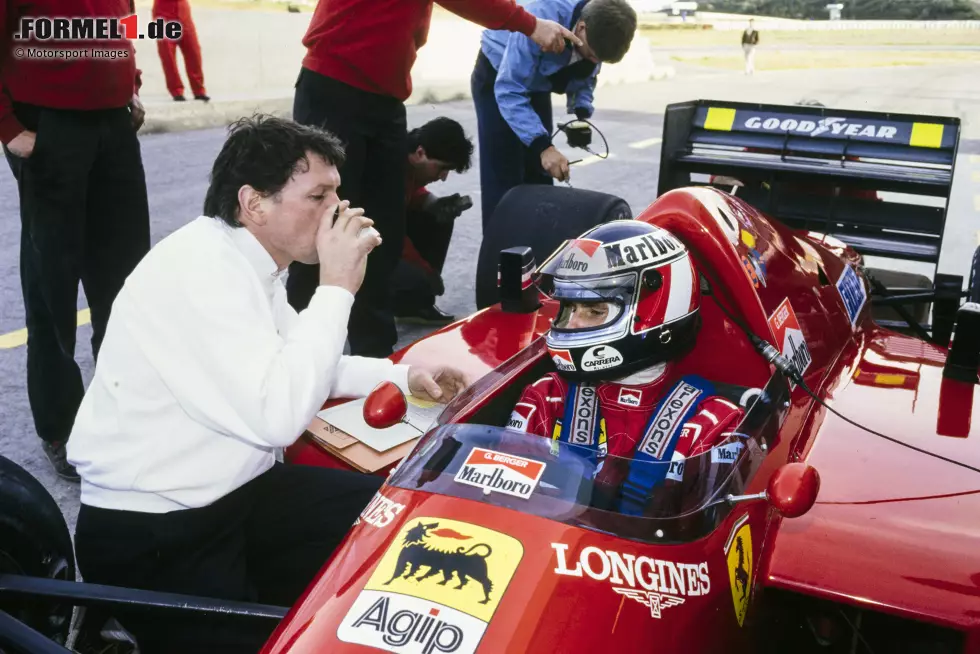 Foto zur News: Gerhard Berger (P4, Brasilien 1987): Der Österreicher fährt im Laufe seiner Karriere zweimal für die Scuderia. Bei seinem ersten Rennen für Ferrari überhaupt wird er beim Saisonauftakt 1987 in Rio Vierter. Holt später insgesamt fünf Siege für die Italiener, kann in der WM aber nie ganz vorne mitmischen.