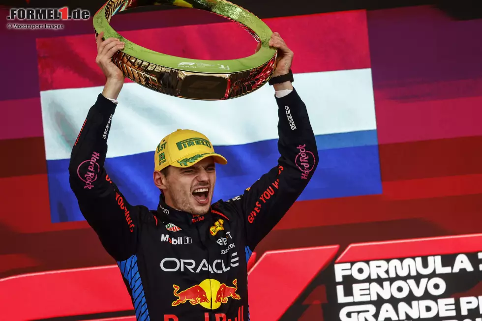 Foto zur News: #1: Max Verstappen (mindestens 1.029 Tage zwischen Spanien 2022 und Australien 2025)