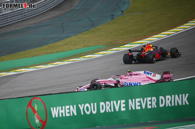 Foto zur News: Verstappen kann zwar weiterfahren, zeigt Ocon noch den Stinkefinger, ...