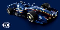 Foto zur News: FIA präsentiert Formel-1-Reglement 2026 und erste Auto-Designstudie