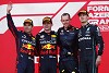 Foto zur News: F1 Baku 2022: Verstappen verwandelt von Ferrari aufgelegten
