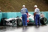 Foto zur News: Schumachers Training endet erneut mit einem Unfall