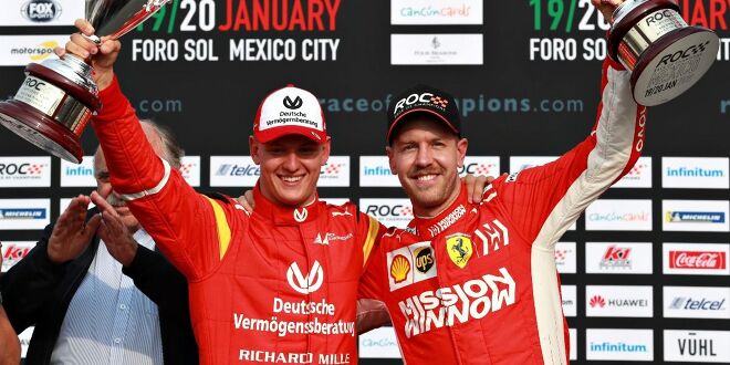 Foto zur News: Vettel und Schumacher beim ROC