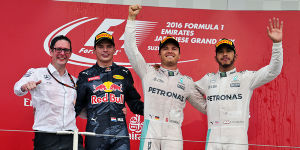 Foto zur News: Formel 1 Suzuka 2016: Rosberg-Sieg entscheidet die WM