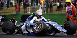 Foto zur News: Giovinazzi nach Qualifying-Crash unverletzt: &quot;War am Limit&quot;