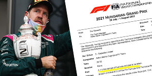 Foto zur News: Formel-1-Liveticker: Termin zur Anhörung von Sebastian