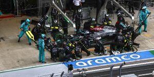 Foto zur News: Bottas wollte früher stoppen: Hat ihn das Team ein Podium