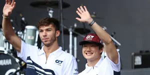 Foto zur News: &quot;Einzigartige Momente&quot;: Tsunoda und Gasly geben beim Karaoke