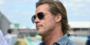 Foto zur News: Bei Formel-1-Rennen in Silverstone: Brad Pitt darf Rennwagen