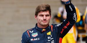 Foto zur News: Keine Spannung um Mitternacht: Max Verstappen gewinnt Sprint